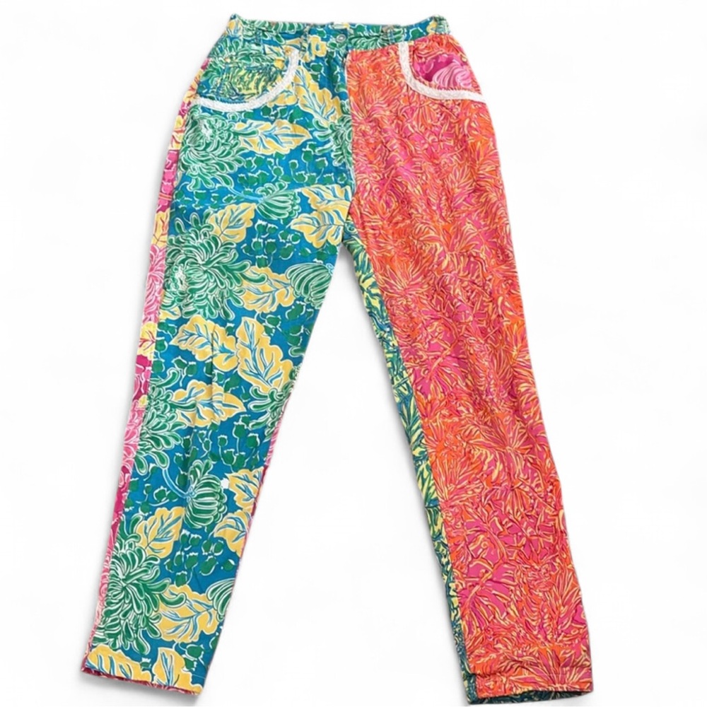 Lilly Pulitzer Vintage Multicolor Floral Pants